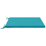 4-Piece Seat Cushions SOEST 4 pcs 100% Polyester Turquoise 944814