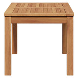 Table Brown 95 x 45 x 40 cm Solid Teak Wood 42006410