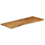 Table Top 140x60x2.5 cm Live Edge Solid Wood Mango 370769