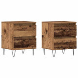 Bedside Cabinet 2 pcs Old wood 40 x 35 x 50 cm Engineered wood 863483