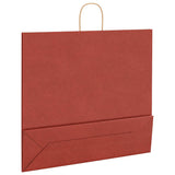Paper Bags 250 pcs with Handles Red 54x15x49 cm 4101766