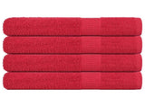 Sauna Towels "FROGN" 4 pcs Red 80x200 cm 360 gsm 136936