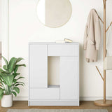 Sideboard with Drawers and Doors White 73x31x90 cm 861850