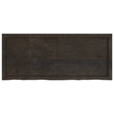 ZNTS Bathroom Countertop Dark Brown 120x50x cm Treated Solid Wood 3156237