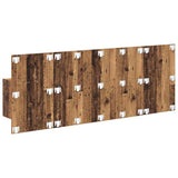 Headboard with Cabinet 3 pcs Old Wood Engineered Wood 3415831