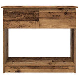 Console Table with Drawers Old Wood 85.5x38.5x74.5 cm 861398