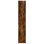Slim Storage Cabinet Smoked Oak 40x42.5x225 cm Engineered Wood 3281277