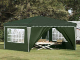 Pop-up Party Tent 288 x 288 x 245 cm Green Oxford Fabric 42019772