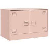 TV Cabinet Pink 67x39x44 cm Steel 841633