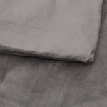 Weighted Blanket with Cover Grey 152x203 cm 7 kg Fabric 3154891
