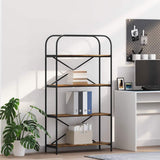 Bookshelf Smoked Oak 80 x 30 x 146 cm Engineered wood 879841