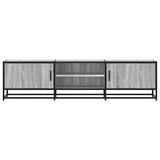 TV Cabinet Grey Sonoma 160x35x41 cm Engineered Wood and Metal 848847
