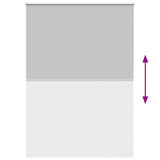 Roller blind blackout 144.4x230 cm Fabric Width 140 cm grey 240173