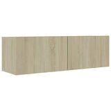 ZNTS TV Cabinet Sonoma Oak 100x30x30 cm Engineered Wood 801484