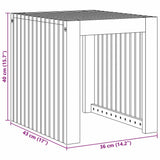 Side Table Oil Natural 43 x 36 x 40 cm Solid Teak Wood 4108117