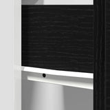Hanging Cabinet Black Oak 40 x 46 x 81.5 cm Engineered Wood 863247