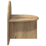 Bedside Table 2 pcs Artisan Oak 40 x 35.5 x 45.5 cm 8001148