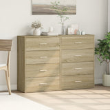 Sideboards 2 pcs Sonoma Oak 60x31x84 cm Engineered Wood 3276583