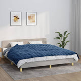 Weighted Blanket Blue 155x220 cm 11 kg Fabric 350795