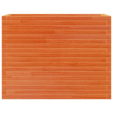 Garden Planter Wax Brown 90x40x68.5 cm Solid Wood Pine 3282491