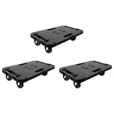 Transport Trolleys 3 pcs Black Polypropylene 300 kg 3157521