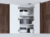 Wall Corner Cabinet LUCCA Brown Oak 57 x 57 x 80 cm 885082