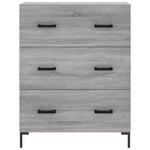 Highboard Grey Sonoma 69.5x34x180 cm Engineered Wood 3189387