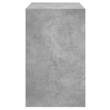 Shoe Cabinet Concrete Grey 80x42x69 cm Engineered Wood 840004