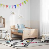 Bed Frame with Headboard Brown 80 x 200 cm Engineered Wood 877209