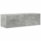 TV Cabinet Set Wall-mounted 3 pcs Concrete Grey Engineered Wood 3408982