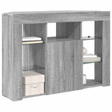 Corner LED TV Cabinet Grey Sonoma 100x40x68cm Engineered Wood 889791