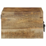 Wall-mounted TV Cabinet 60x30x19 cm Solid Rough Wood Mango 4017458