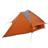 Teepee Tent 8-Person Grey and Orange 490 x 410 x 210 cm 42004070