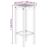 5 Piece Garden Bar Set Solid Wood Acacia 3154392