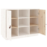 Sideboard White 100x40x75 cm Solid Wood Pine 820133