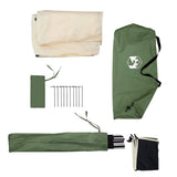 Camping Windbreak Green 510x153 cm Waterproof 4009648