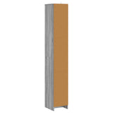 Bathroom Cabinet Grey Sonoma 30 x 33 x 190 cm Engineered Wood 890757