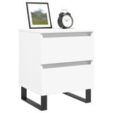 Bedside Cabinets 2 pcs White 40x35x50 cm Engineered Wood 826893