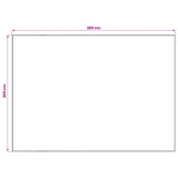 Rug ORIZ Black Mesh Pattern 200 x 280 cm 100% Polyester 42050336