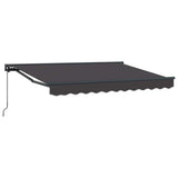 Manual Retractable Awning Anthracite 3.5 x 2 m 3420404