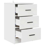 Bedside Cabinet White 38 x 38 x 66 cm Engineered wood 883374