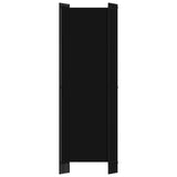 320730 6-Panel Room Divider Black 300x180 cm