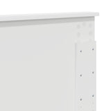 Bed Frame with Headboard White 180 x 200 cm Engineered wood 3407841