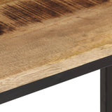 Console Table 70x35x70 cm Solid Rough Wood Mango 374070