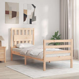 Bed Frame without Mattress Small Single Solid Wood 3194271