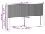 Headboard Old Wood Engineered Wood 889603