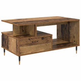 Coffee Table Old Wood 90 x 49 x 45 cm Engineered Wood 882705