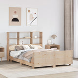 Bed Frame without Mattress 140x200 cm Solid Wood Pine 3323689