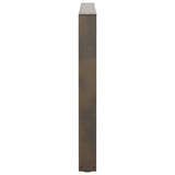 Dining Table Legs V-Shape 2 pcs Natural Steel 100x cm Steel 4012659