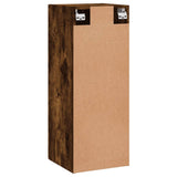 Wall Mounted Cabinet Smoked Oak 34.5x34x90 cm 828865